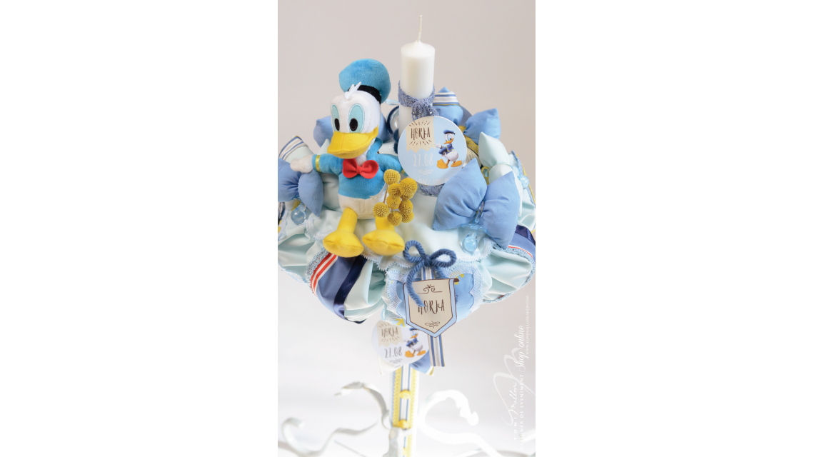 Lumanare De Botez Baiat Disney Donald Duck Desene Animate Duck